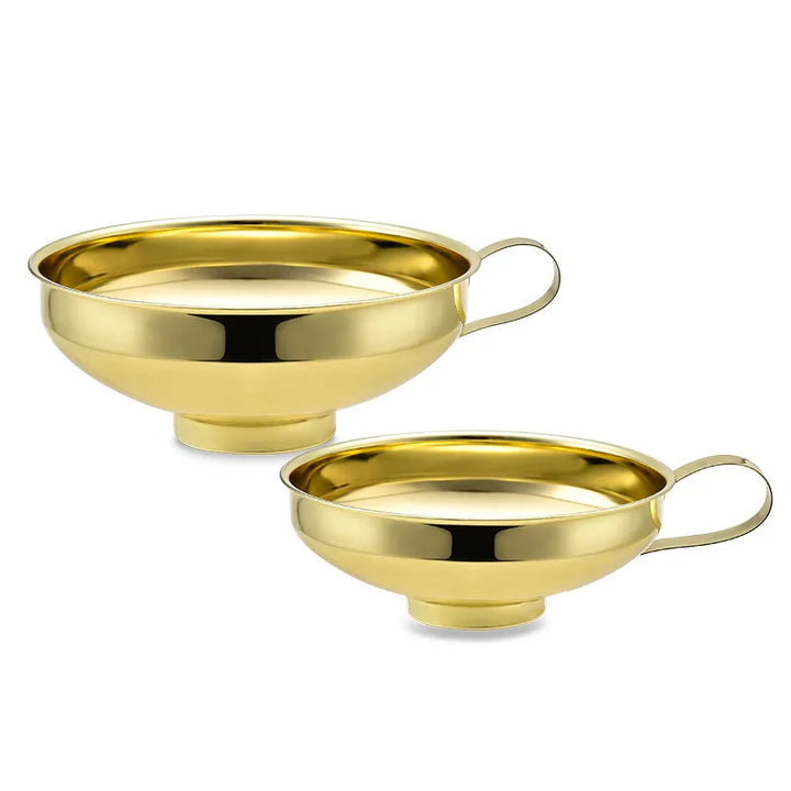 Stainless Steel Wide Mouth Funnel, Kitchen and Household Large Diameter Funnel, Multifunctional Jam Canning Funnel