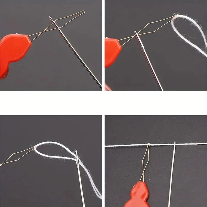 Plastic Needle Thread - Easy Threading For Hand Sewing, Handmade, Knitted, Quilted, Automatic Thread Needles Sewing Tools Thread