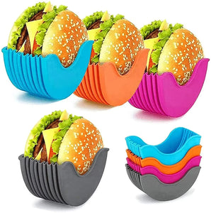 Support à hamburgers réutilisable, Gadgets utiles, cadre en Silicone, porte-outil, étagère de rangement, organisateur de cuisine, outils, Bar à manger, maison