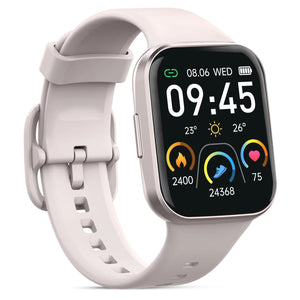 Orologio Smart, Orologio Fitness Tracker per Uomini e Donne, Smartwatch Touch da 1,69'' Orologio Fitness con Pedometro/Monitor del Sonno.