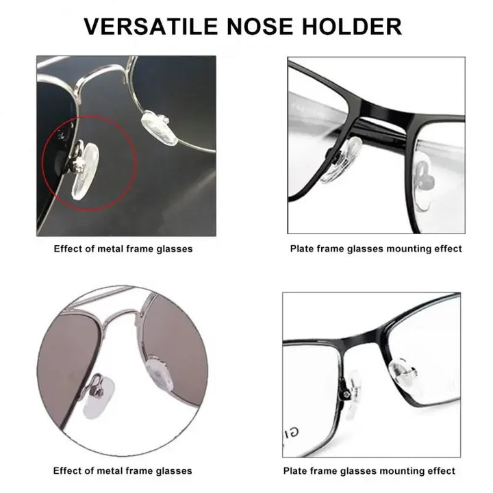 10/20/50Pairs/set Silicone Nose Pads For Glasses Soft Nose Pads Glasses Anti-Slip Nose Pad Eye Care Tools Eyeglasses Accessories