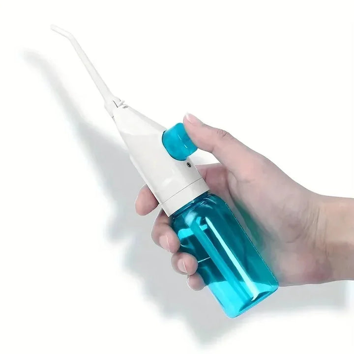 1 Pc Toothpick Style Portable Manual Water Flosser High-Pressure Oral Irrigator for Deep Cleaning of Gums And Teeth Care