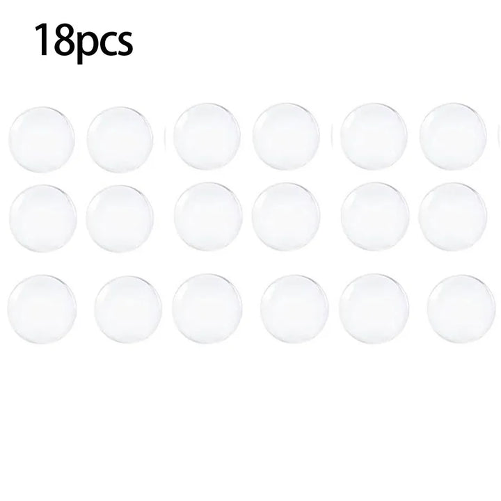Door Knob Wall Shield Clear Soft Rubber Door Stopper Door Handle Bumper Mute Stickers Wall Protector Muffler Pad Protective Plug