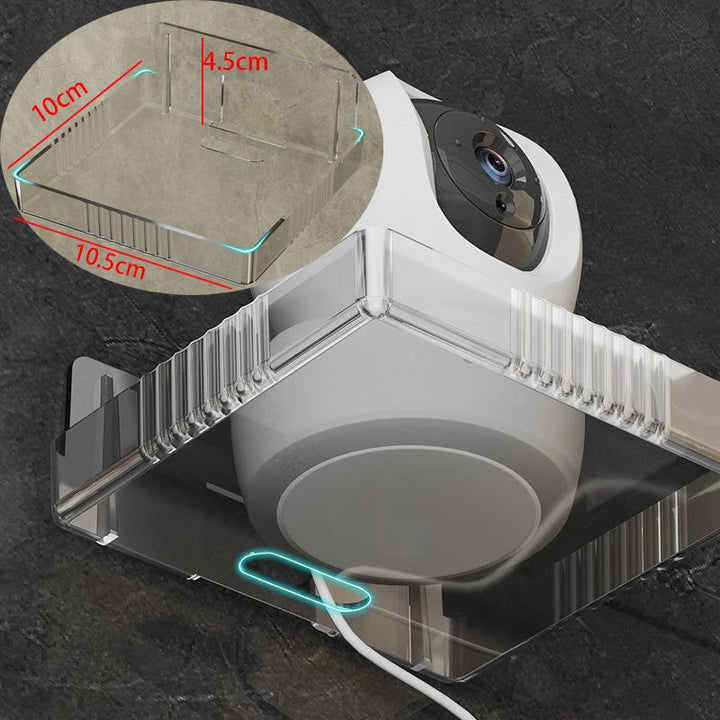 Universal Non-Drilling Wall Mount for CCTV Camera - Durable and Space-Saving Storage Holder