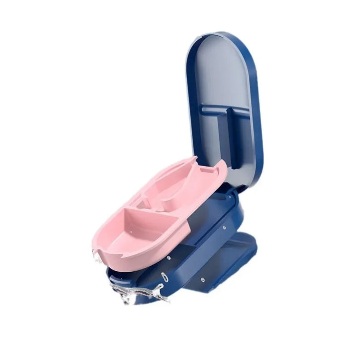 Portable Medicine Cutter Handy Tablet Quarter & Half Slicer with Storage Box - Easy Access Medicine Organizer Divider