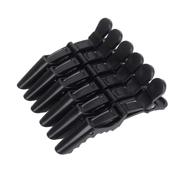6PCS Alligator Hair Clips Hairdressing Clamps Claws Section Clip Barber Crocodile Hairpin Salon Styling Tools Hair Accessories