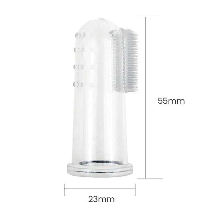 Super Soft Pet Finger Toothbrush Teddy Dog Brush Bad Breath Tartar Teeth Care Tool Dog Cat Cleaning Silicagel Pet Supplies