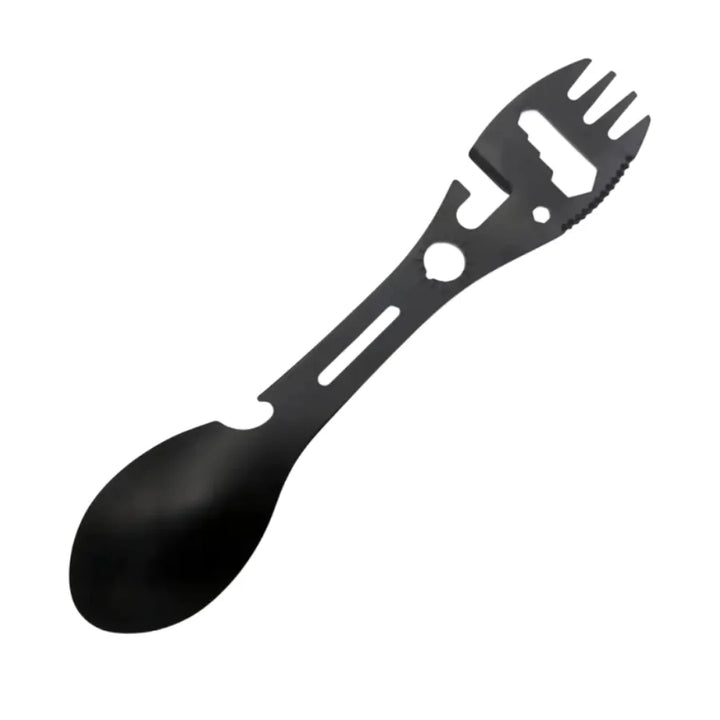 Outdoor Fork Spoon Versatile Outdoor Camping Tool Lightweight Fork Spoon Bottle Opener for Survival Tactical Utility for Easy