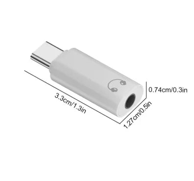 USB type C to 3.5mm jack Audio Adapter USB C 3.5mm Aux Adapter TypeC Earphone Converter For Iphone15 Samsung Xiaomi Huawei