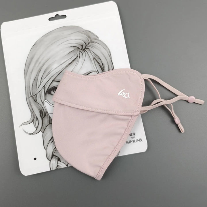 2026 NewThin Sunscreen Face Scarf Ice Silk Mask Summer Cover Veil Eye Protection Gini Golf