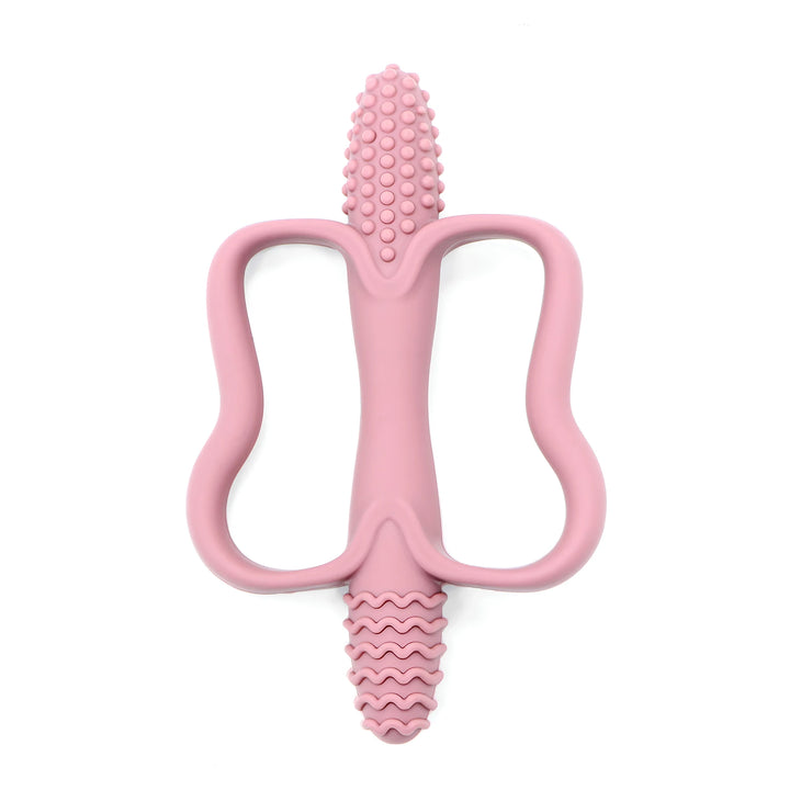 Baby teething toys with easy-grip handles, food-grade silicone teething toys, suitable for babies 0-6 months, 6-12 months