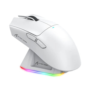 Ratón inalámbrico Attack Shark X11, conexión trimodo 2,4 GHz/cableado/Bluetooth PAW3311 22000DPI 400IPS RGB ratón para juegos de PC