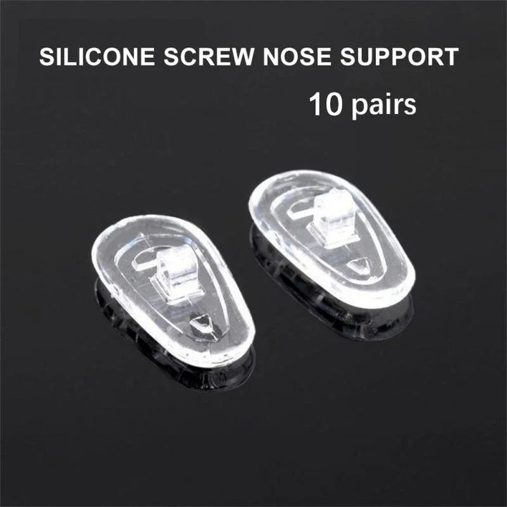 10/20/50Pairs/set Silicone Nose Pads For Glasses Soft Nose Pads Glasses Anti-Slip Nose Pad Eye Care Tools Eyeglasses Accessories
