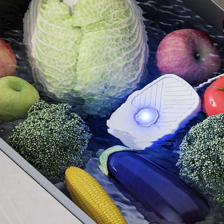 Mini Ultrasonic Fruit And Vegetable Cleaner High Frequency Kitchen Cleaning Tool for Safe And Efficient Food Preparation