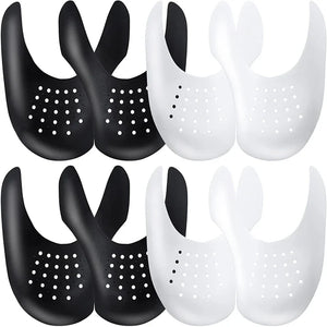 4Pcs Protecteur de Plis pour Chaussures, Élargisseur de Tête de Chaussure, Anti-Plis, Support de Chaussure Pliée, Capuchon de orteil, Protecteur de Plis Sport Dropship