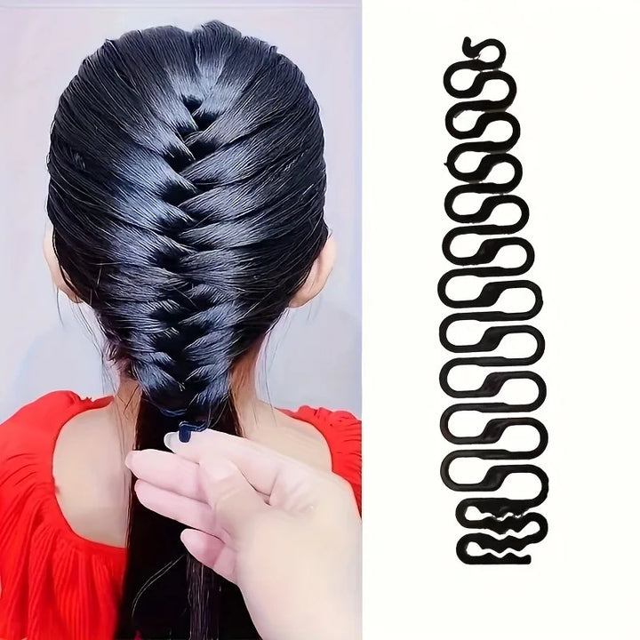 1-Piece Multi-Purpose Hairstyle Design Tool, Fishbone Hairstyle Tool, Magical Braid Design Tool, Hairstyling and Beauty Tool