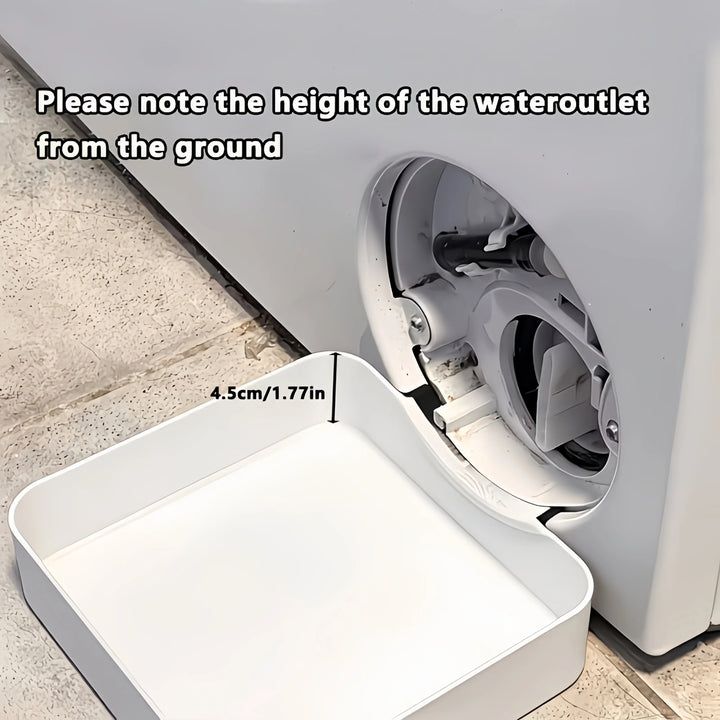 Anti-Overflow Washing Machine Drain Water Collection Tray, Lint & Foreign Debris Filter Drip Tray for Laundry Room