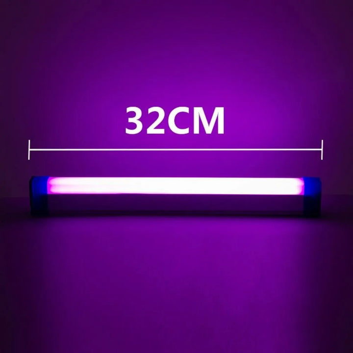 Bunte Röhrenlampe RGB Licht 17cm/32cm USB Licht Nachtlicht lila Blaue Lichtstange Raumlampe Handheld Hängelampe Fülllicht Foto