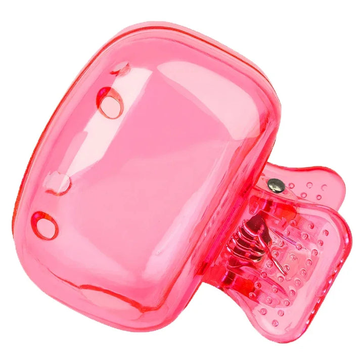 1 Pc Travel Toothbrush Head Covers Toothbrush Protector Cap Brush Pod Case Protective Portable Plastic Clip For Household Travel