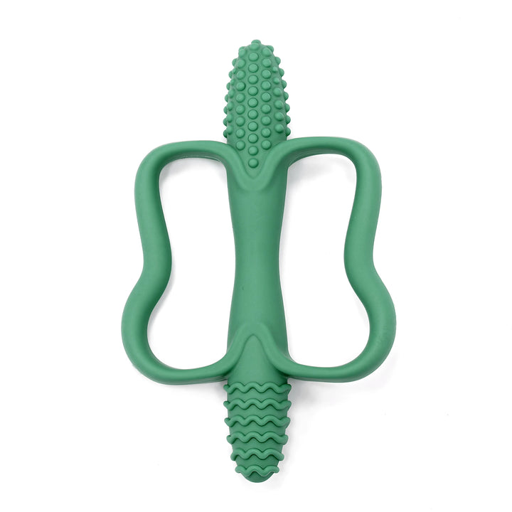 Baby teething toys with easy-grip handles, food-grade silicone teething toys, suitable for babies 0-6 months, 6-12 months