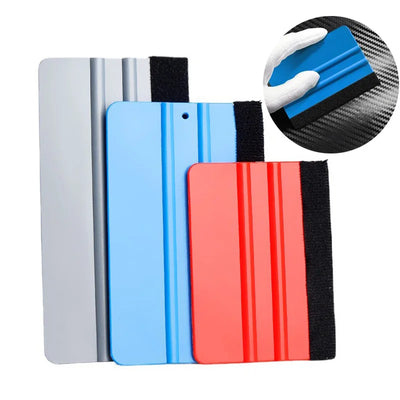 1 Pc Auto Styling Felt Edge Vinyl Squeegee Car Vinyl Scraper Vehicle Window Tint Film Wrapping Squeegee Applicator Tool