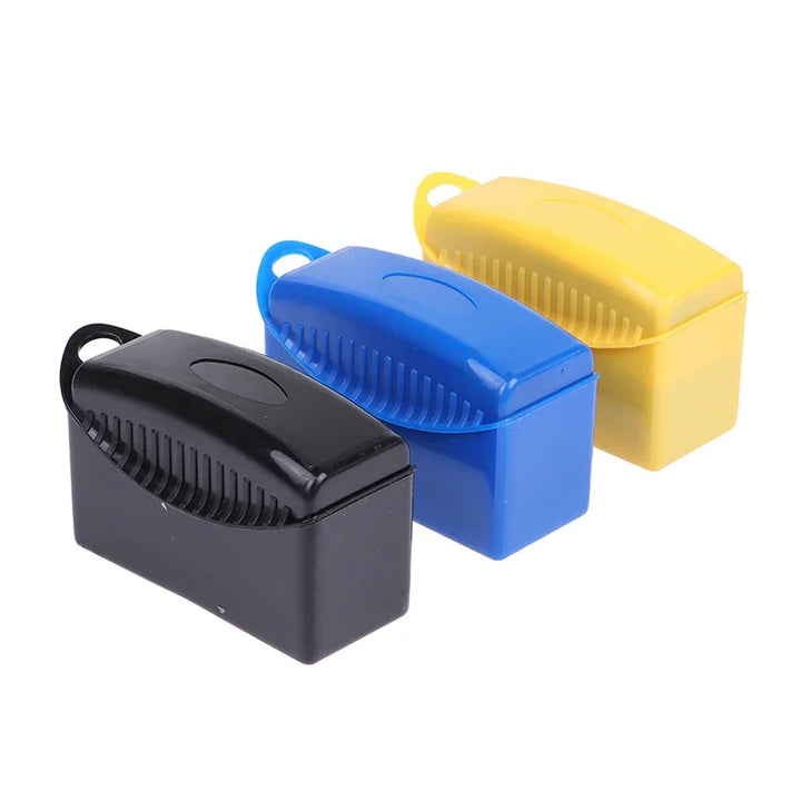 Car Wheel Polishing Waxing Sponge Brush With Cover ABS Washing Cleaning Tire Contour Dressing Applicator Pads Detail Accessories