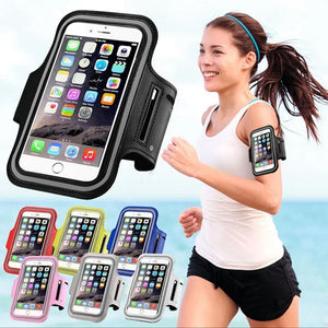 5 Inch Mobile Phone Armband Outdoor Sports Smartphone Holder Gym Running Phone Bag Arm Band Cases for Samsung for IPhone Holder