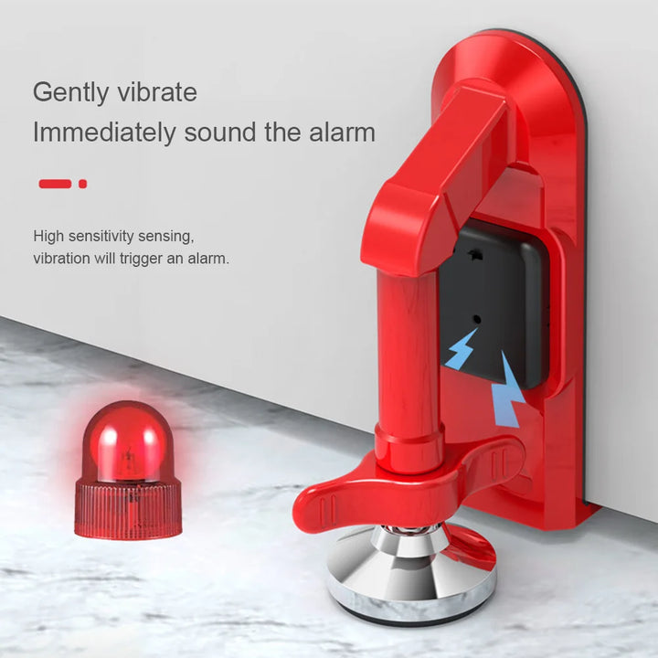 Portable Alarm Door Stopper Suction Cup Door Lock Brace Self-Defense Door Sto For Anti Theft Travel Door Lock Security Device