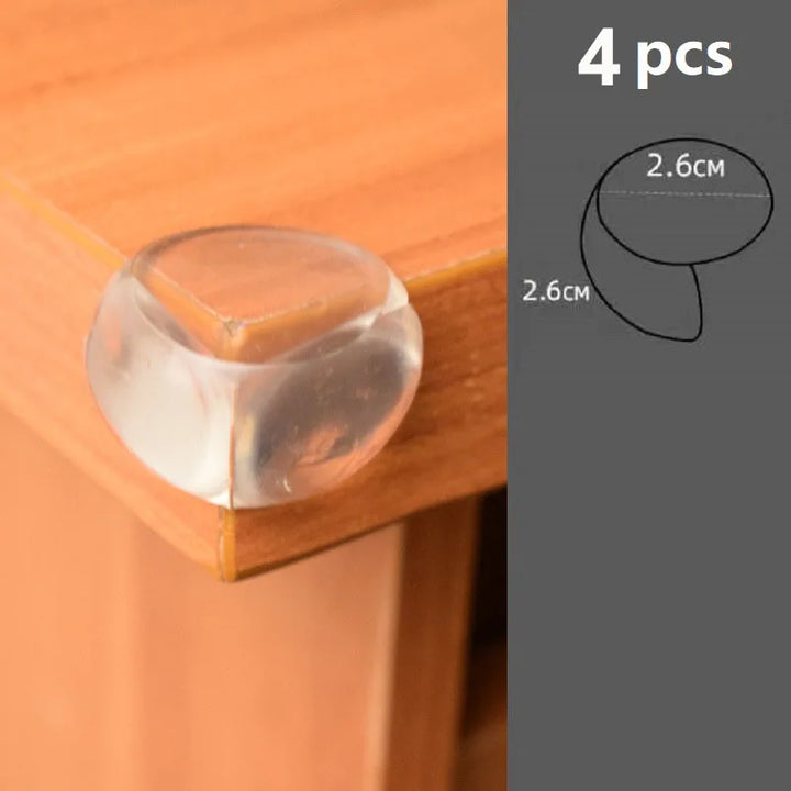 4 Pcs/10 Pcs Children Baby Safety Silicone Protector Table Corner Edge Protection Cover Children Anti-Collision Edge Guards