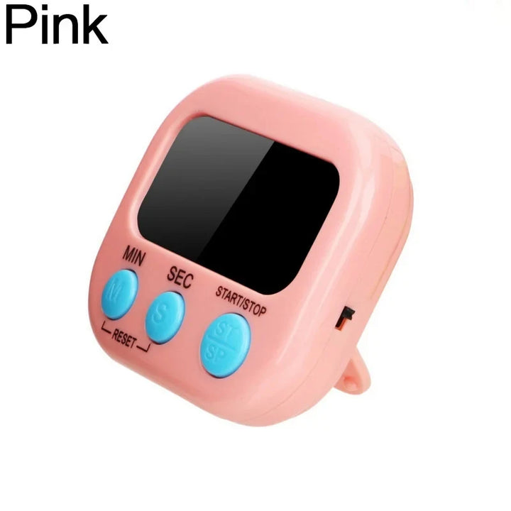 1 Pc LCD Digital Kitchen Timer Magnetic Cooking Large Count Down Up Clear Loud Alarm Stonego Home Kitchen Accessories