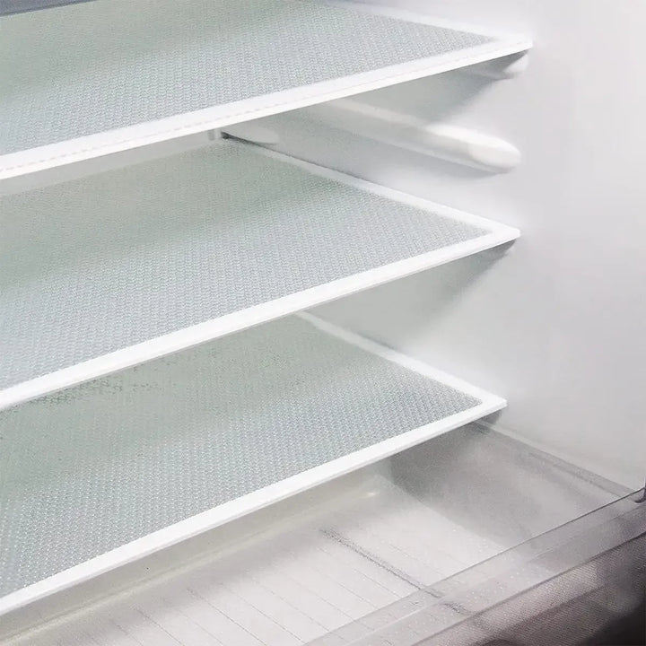 4 Pcs EVA Waterproof Refrigerator Liner Mat Washable Mildew Kitchen Pad Anti-Oil Cabinet Drawer Placemat Heat-Insulated Fridge Mat