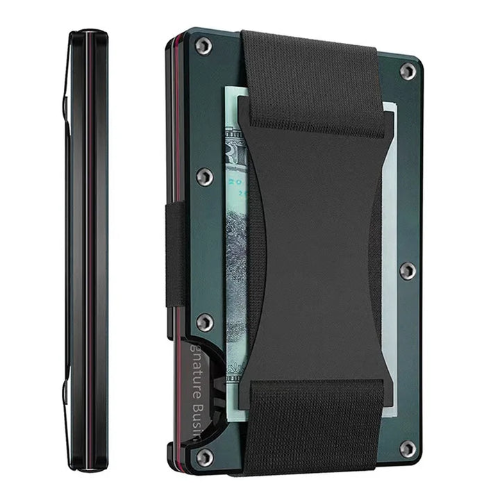 Forged Carbon Fiber Mini Slim Wallet case organizer for Men Cartera Tarjetero Hombre Cashback Credit Card Holder Luxury gift