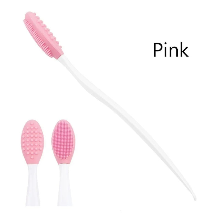 1 Pc/4 Pcs Beauty Skin Care Wash Face Silicone Brush Exfoliating Nose Clean Blackhead Removal Brushes Tools With Replacement Head