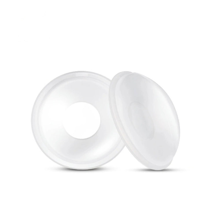 2 Pcs Breast Milk Collector Silicone Baby Breast pump Saver Collector Anti-Leakage Milk Reusable Protect Sore Nipples BPA FREE