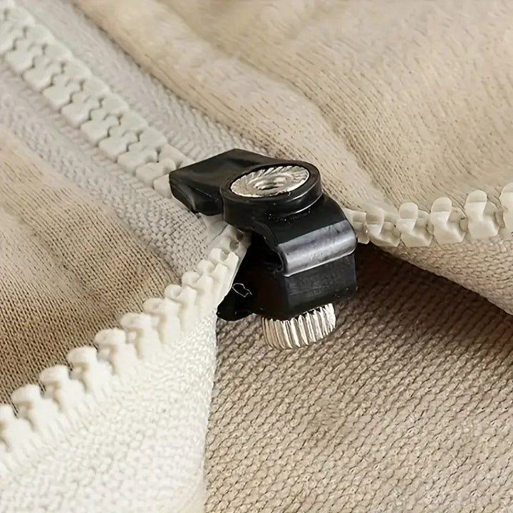 5 Pcs Zipper Repair Kit - Detachable Zipper Pulls for Bags, Coats, Clothes, Shoes, No Tools Needed, Replacement Zipper Heads
