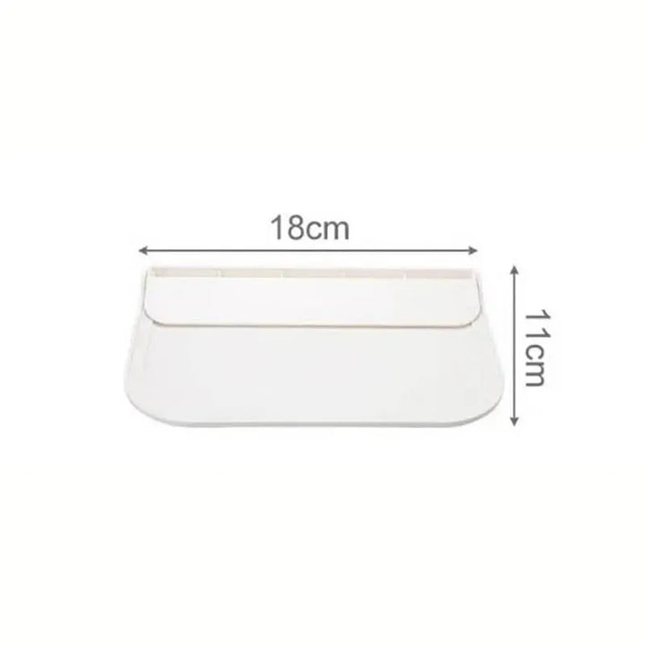 1pc Foldable Wall-mounted Shelf, For Bathroom, Toilet, Kitchen, Bedside, No Drilling Phone Storage, Wifi Router Storage
