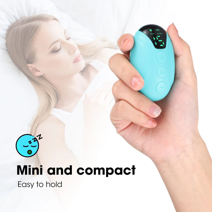 Mini CES portátil, ayuda para dormir, microcorriente inteligente EMS, estimulación de pulso, estrés, presión, ansiedad, neuronervios, alivio del insomnio