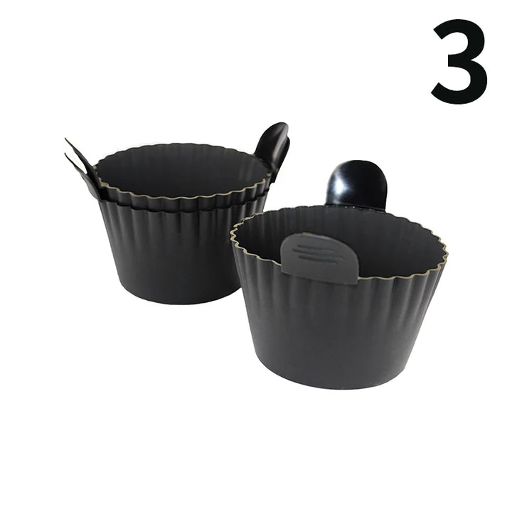 Silicone Air Fryer Egg Poacher Silicone Cupcake Baking Cups Ramekins For Air Fryer Ovens Air Fryer Silicone Basket