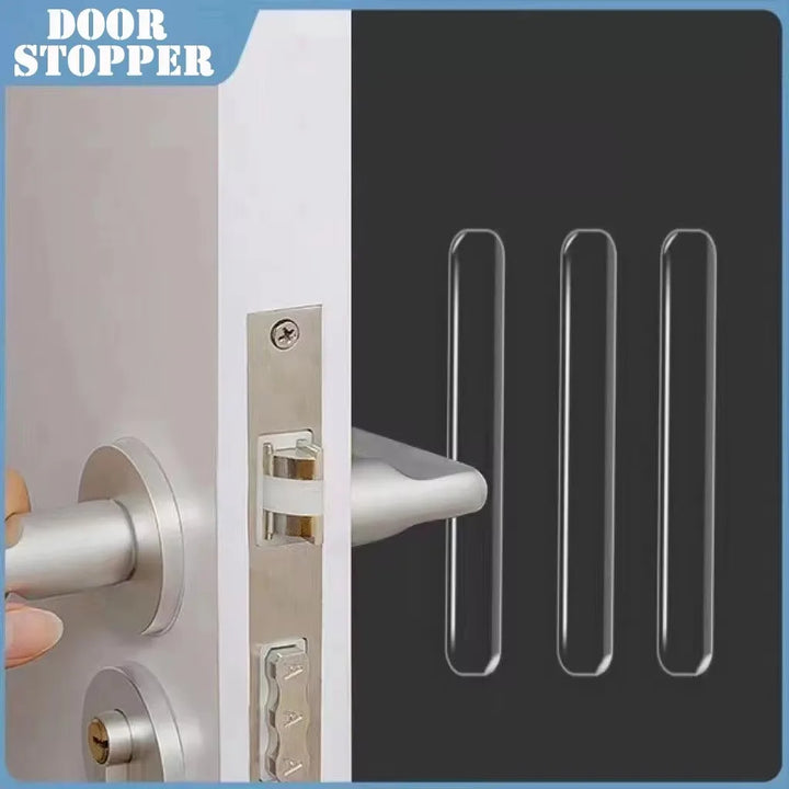 Invisible Self Adhesive Buffer Pads Silicone Door Stopper Cabinet Bumpers Wall Protector Furniture Refrigerator Anti-crash Pad