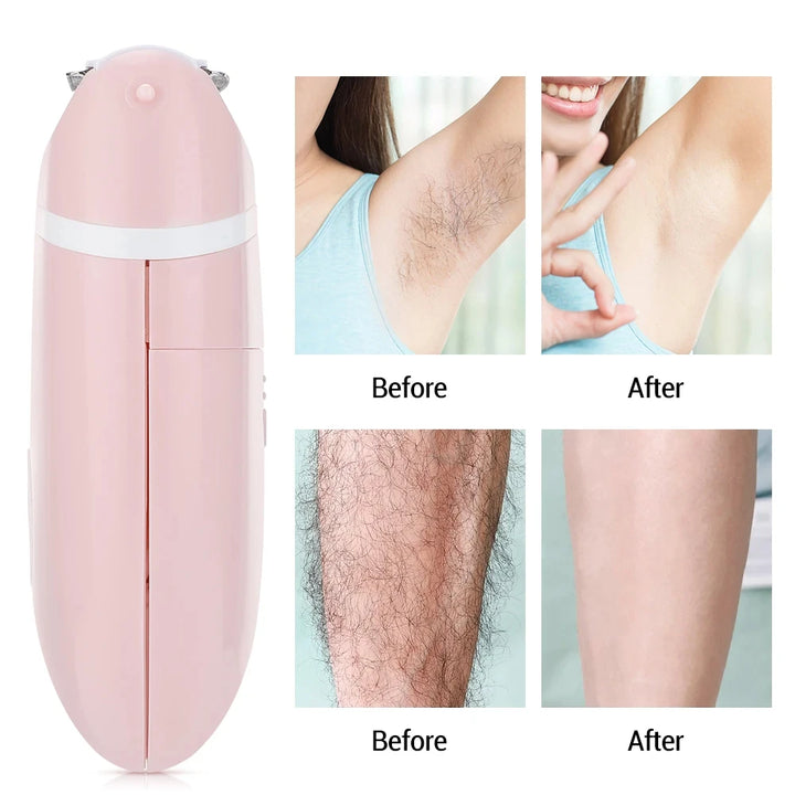 Mini 3 in 1 Women's Shaver Electric Bikini Legs Razor Whole Body Special Hair Removal Equipment Knife Armpit Intimate Area