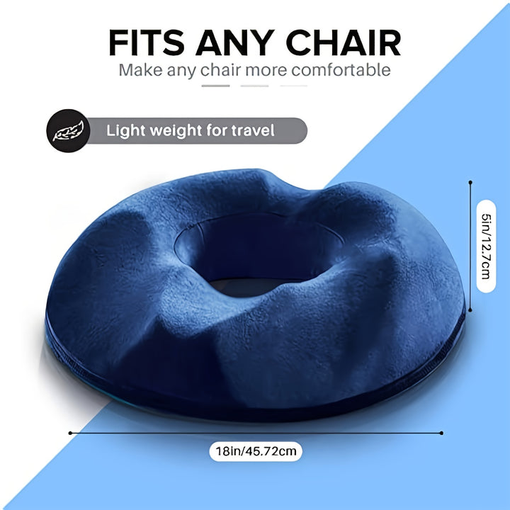 1pc Orthopedic Memory Foam Donut Pillow Coccyx Seat Cushion Hemorrhoid Cushion Tailbone Cushion for Pregnant Butt Cushion Hip Push Up Yoga Pillow Car Office School Chair Seat Pad