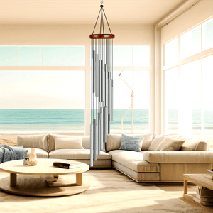 Outdoor Sympathy Wind Chimes, Equipped With 12 Aluminum-golden Tubes And Hooks, Used For Home, Patio, Garden, Outdoor Memorial Gift Decoration.