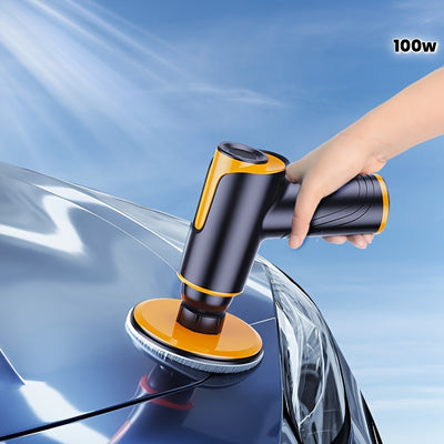 100W Wireless Rechargeable Car Waxing Machine- Small Polisher Locomotive With Repair Scratch- For Multifunctional Portable Polishing!