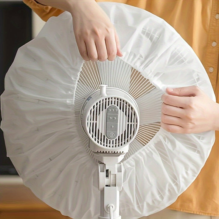 1pc Electric Fan Dust Cover,Dustproof Protective Fan Cover for All Seasons, Anti-Dust Shield for Home & Office, Easy to Use, Universal Fit, Must-Have Fan Accessory