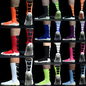 Non-Slip Soccer Grip Socks with Towel Bottom for Enhanced Performance and Stability in Sports - For Soccer Players - Moisture-Wicking & Breathable Fabric - Suitable for Training & Matches - Great Gift for Athletes