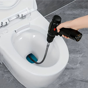 1pc Electric Pipe Dredging Device, Toilet Clog Dredging Tool, Kitchen Sewer Dredging Tool Cleaning Hair And Garbage That Clogs The Sewer, Kitchen, Bathroom, And Toilet Cleaning Supplies