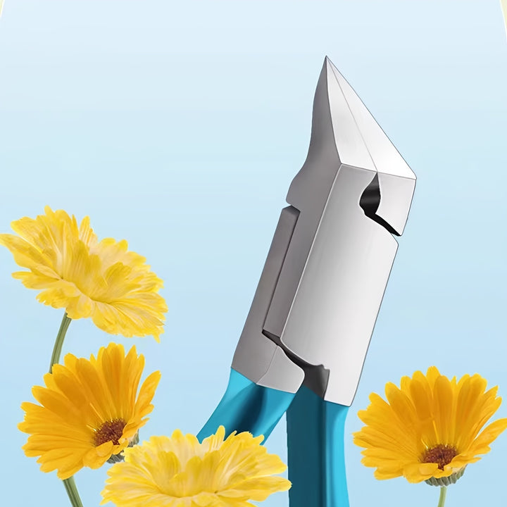 Stainless Steel Modern 1pc Eagle Beak Nail Clipper, Single Foot, Straight Blade, Unscented, Women's Specific