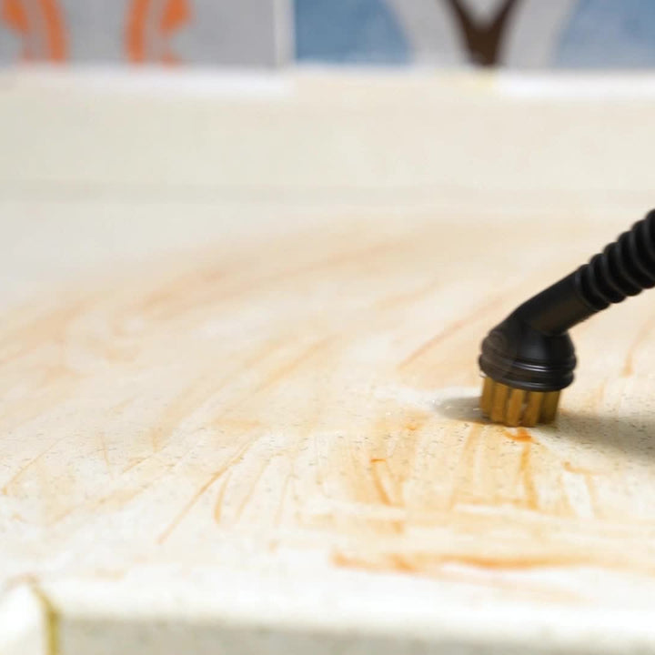 1pc 1050W Handheld Steam Cleaner | 12 Brush Heads, Fast Heat-Up, Chemical Free, Lightweight & Portable, Large 11.83oz Water Tank, Metal & Plastic, Us Plug, Versatile for Home, Car, Floor & Furniture