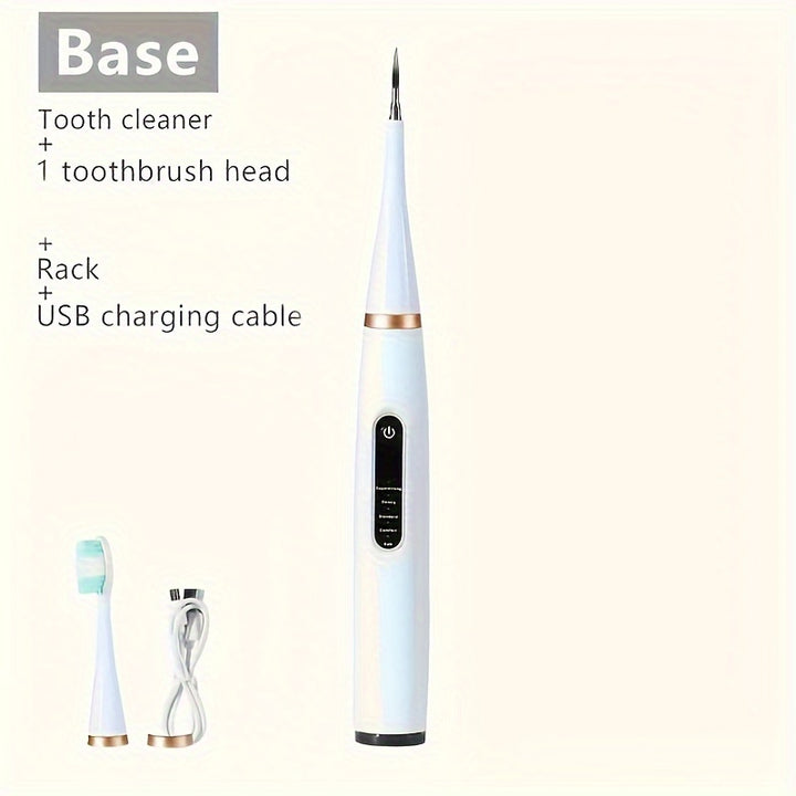 Outil de nettoyage des dents électrique avancé - Puissant éliminateur de tartre et effaceur de tartre - Élimine sans effort les taches de fumée - Équipement d'hygiène dentaire de qualité professionnelle pour un usage domestique