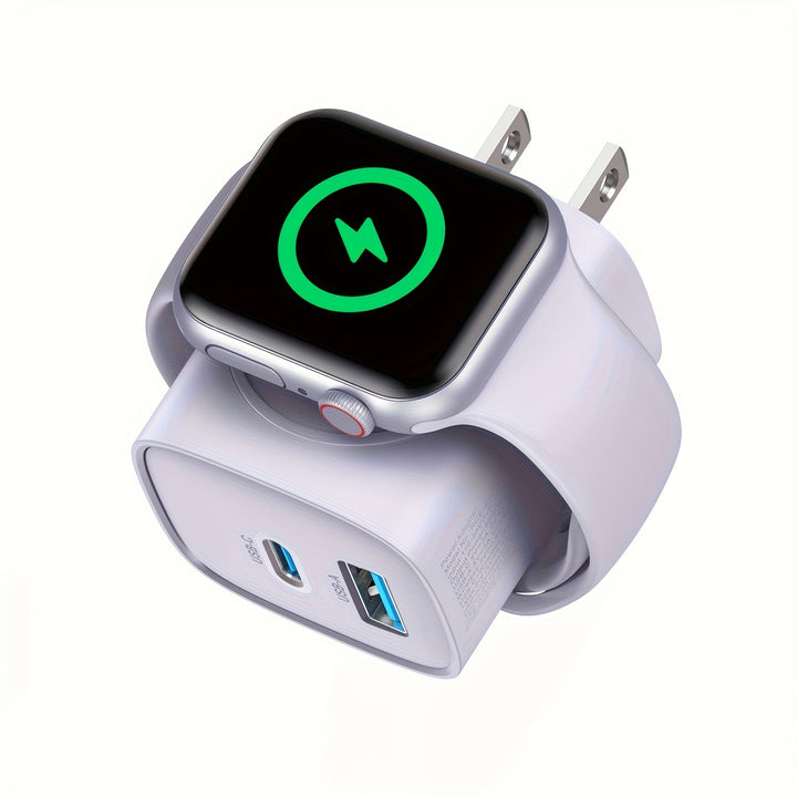 20W For Apple Watch Charger, Multiport PD Fast Charger Block Brick Cube, USB C Wall Power Adapter For IPhone 11/12/13/14/15/Pro Max, XS/XR/X, Ipad Pro